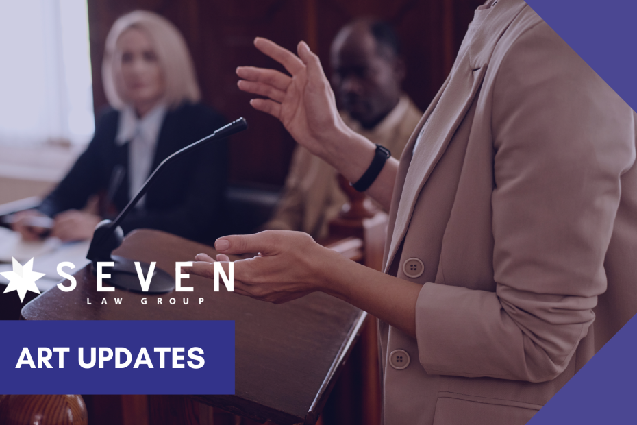 Student on a hearing at ART